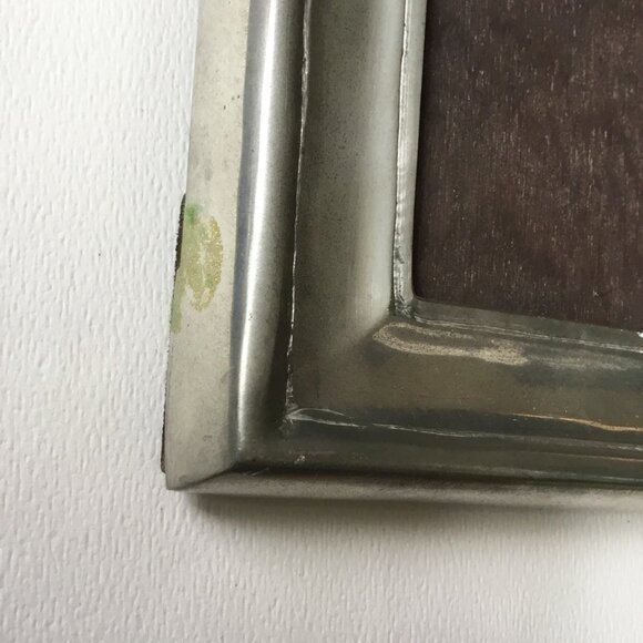 De Campos De Quevedo Portugal Pewter Wooden Photo Picture Art Frame - Picture 8 of 13